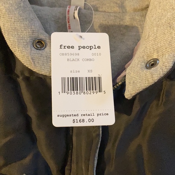 Free people puffer jacket sz xs NWT - Picture 2 of 3